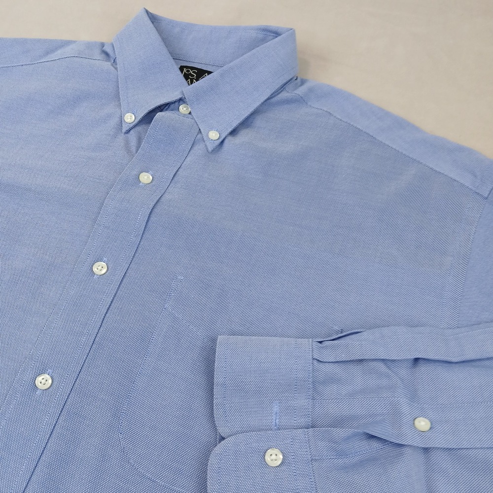 Jos A Bank Travelers 16.5 33 XL Mens Shirt Button Down Long Sleeve 25x29 Oxford